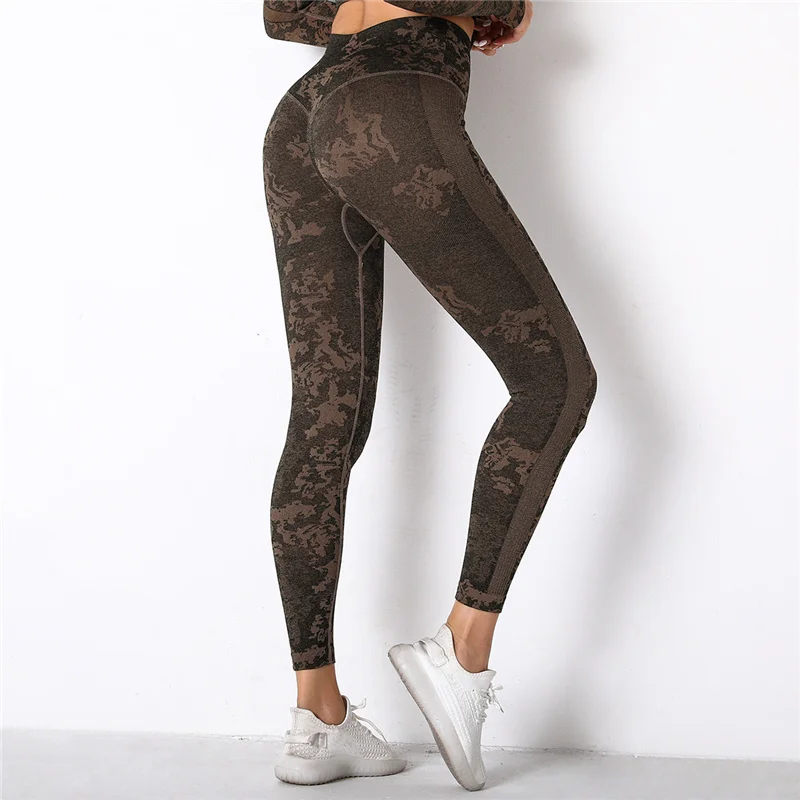 

Women Camouflage Yoga Leggings Sexy Hips Push Up Gym Leggings Sports Running Pants High Waist Yoga Pants Workout Track Pants New