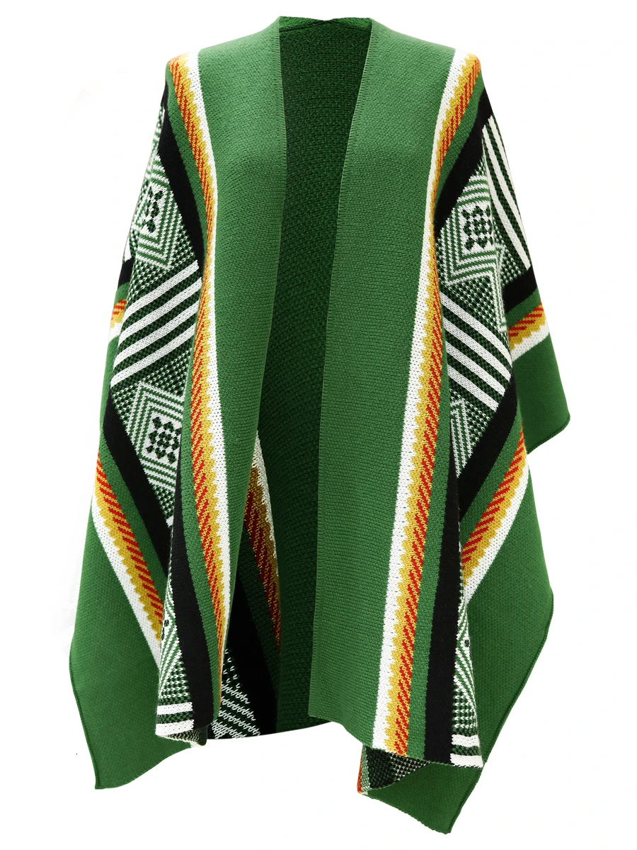 [EWQ] 2019 осень зима новый шарф воротник высокое качество цветной блок полосатый