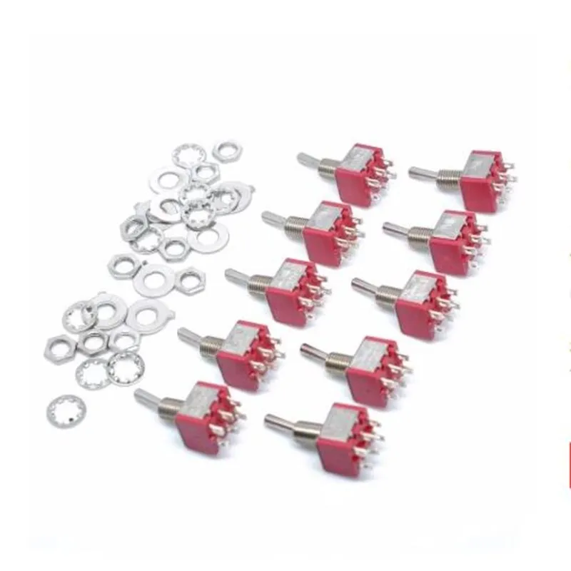 20 шт./лот MTS 203 / 223 DPDT ON OFF мгновенный мини переключатель AC 250 В/2 а 120 В/5 А|Выключатели|