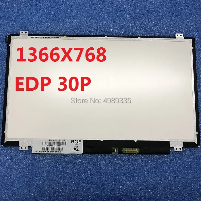 14-дюймовый ЖК-экран зеркальное разрешение 1366X768 для ноутбука EDP30P | Компьютеры и