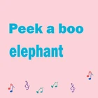 Плюшевая кукла Peek a Boo, 30 см, говорящая игрушка, Поющая музыкальная игрушка, слон, игрушка в прятки для детей, подарок