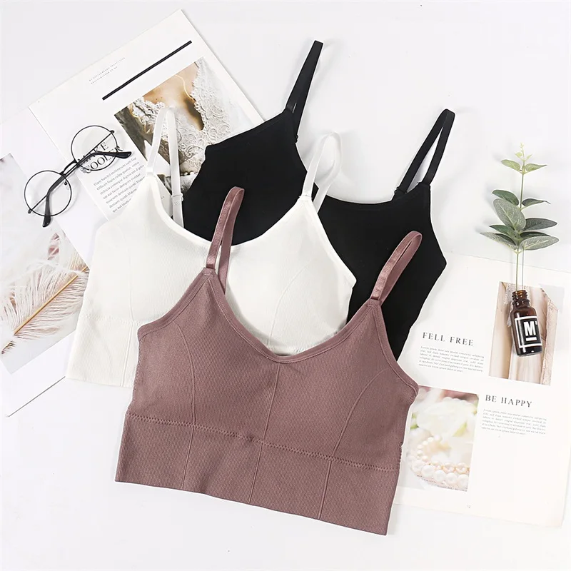 Sexy Women Bras Tops Tube Chest Wrap Bandeau Tops Women Wireless Bras for Women Lingerie bralette Push Up Underwear B0158