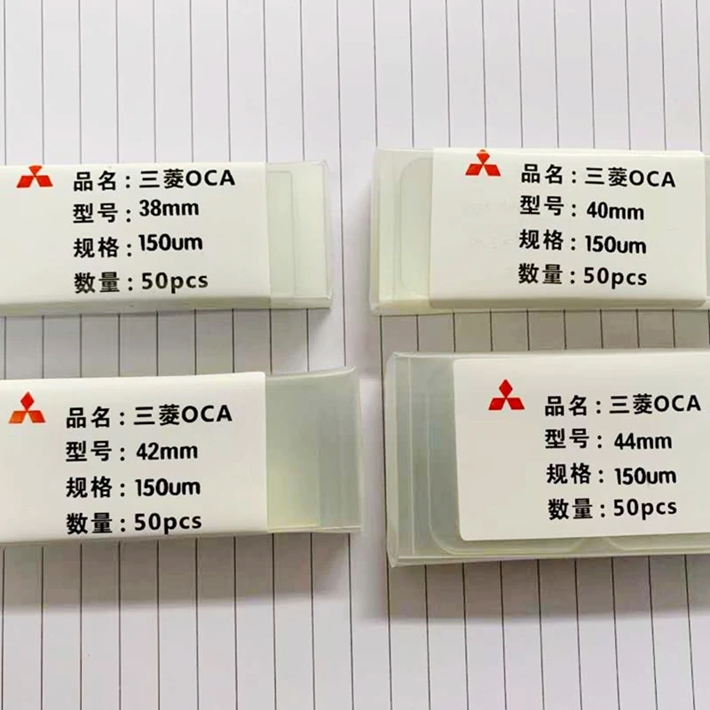 

50 шт. OCA Оптический прозрачный клей для Apple watch 38 мм 40 мм 42 мм 44 мм OCA пленка-наклейка для Apple серии watch s1 s2 s3 s4 s5 s6