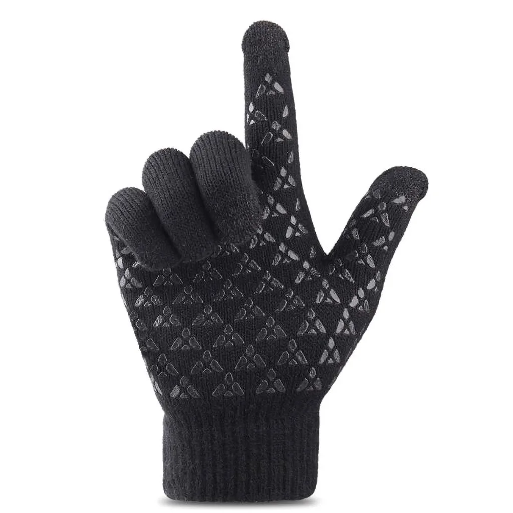 Зимние уличные спортивные перчатки для бега теплые флисовые с сенсорным экраном