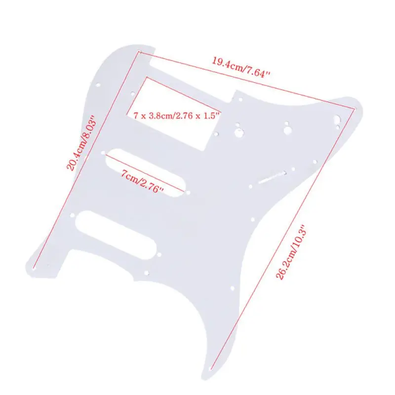 

Electric Guitar Pickguard 3-Ply Anti-Scratch Plate Parts G99D