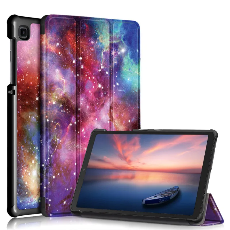 

Чехол для Samsung Galaxy Tab A7 Lite чехол-подставка, для Tab A7 Lite 8,7 дюймов 2021 SM-T220 T225 планшеты из искусственной кожи (полиуретан)