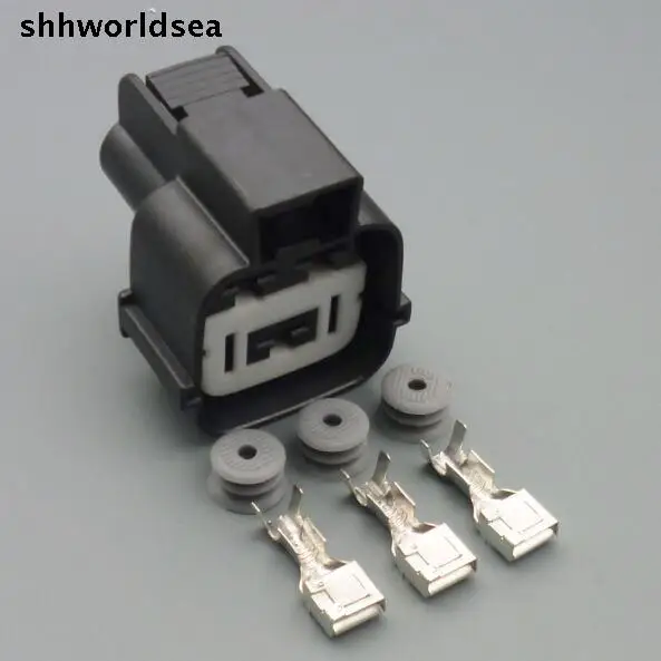 Worldgolden 5/30/100 комплекты Кэт 7,8 мм 3pin автомобильный жгут проводов разъем MG642292-5