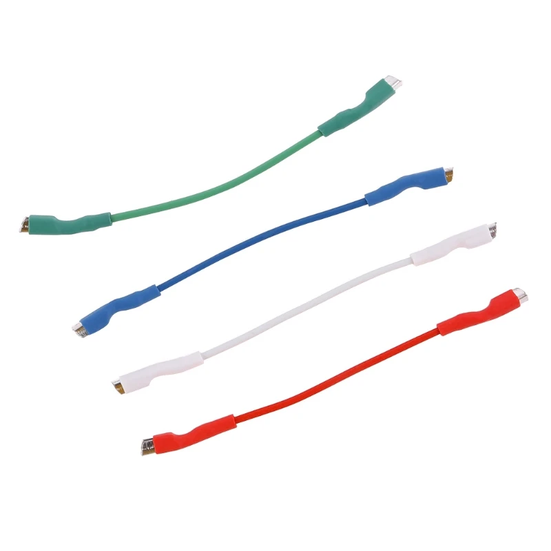 4Pcs 50mm 5N Pure Sliver Leads Header Wire Cable Universal For 1.2-1.3mm Pins Turntable Phono Headshell Drop Ship | Электроника