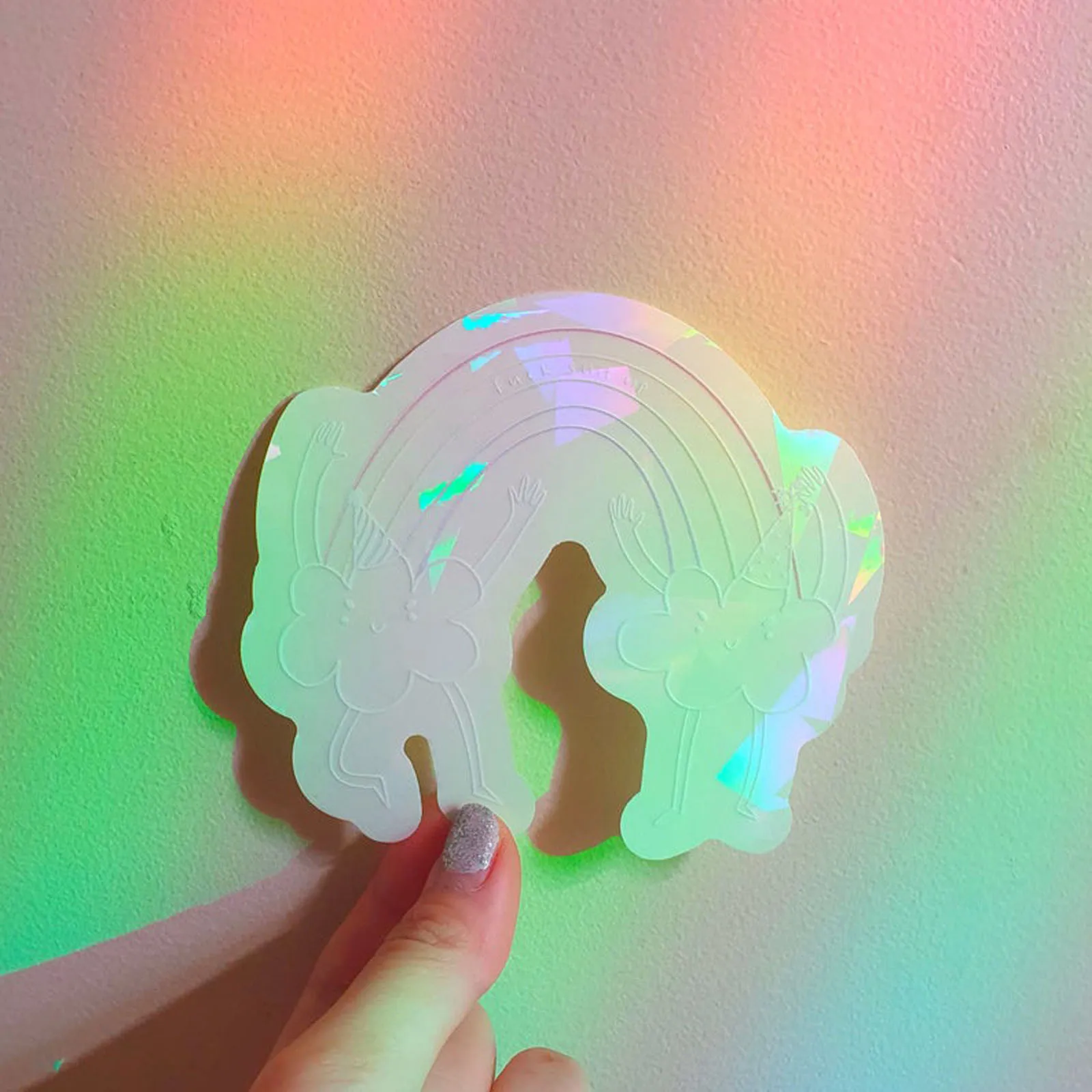 Домашний декор декоративная наклейка на окно солнце радужная украшение для дома