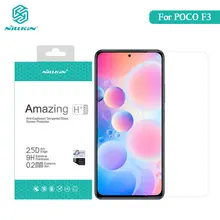 for POCO F3 Glass Nillkin Amazing H H+Pro Tempered Glass for Xiaomi POCOPHONE F3 X3 NFC/Pro Screen Protector Film