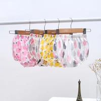 new born baby panties scarf 2 piece set infant all season 100 cotton underwear toddler pants baby soft comfortable baby briefs