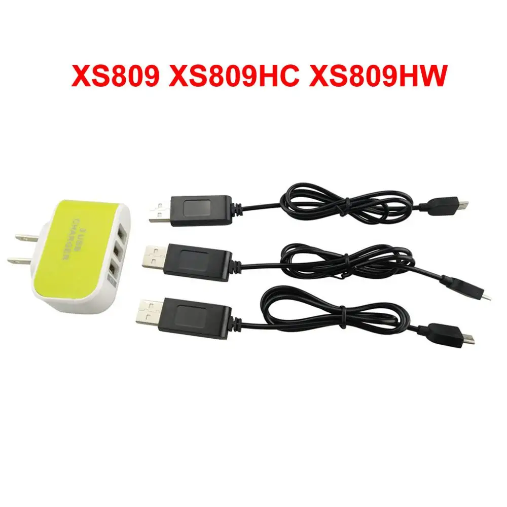 Складной Дрон XS809 XS809HC XS809HW аксессуары для квадрокоптера с синхронным зарядным