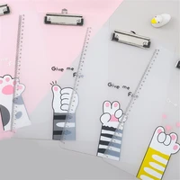 cat paw a4 file folder clipboard documents writing pad hanging hook memo clip writing board filing products office supplies