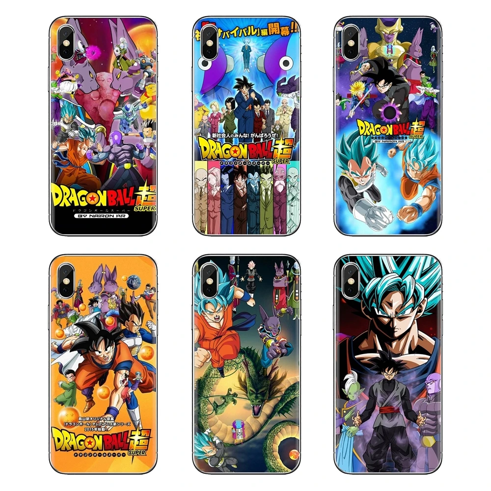 Чехол из ТПУ для iPhone XS Max XR X 4 4s 5 5S 5C SE 6 6S 7 8 Plus samsung Galaxy J1 J3 J5 J7 A3 A5 Dragon Ball Super z poster |