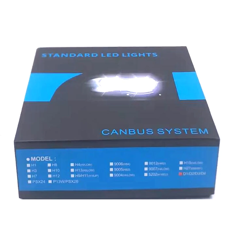C90 Canbus 90W 12000LM D8S D1S D2S D3S D4S светодиодный лампы фар комплект налобный фонарь