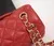 red gold chain Модные знаменитые Роскошные брендовые дизайнерские женские сумки через плечо классические ромбовидные решетки высокого качества из овечьей кожи на цепочке - Цвет: red gold chain