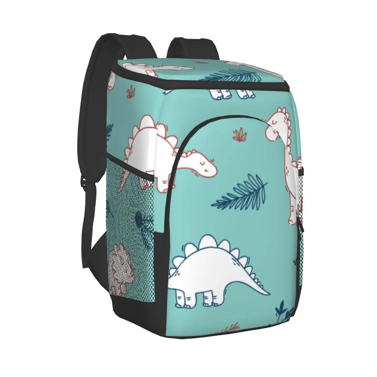 

Терморюкзак с синим динозавром, водонепроницаемая сумка-холодильник, большая изолированная сумка, рюкзак для пикника, пакет для холодильни...