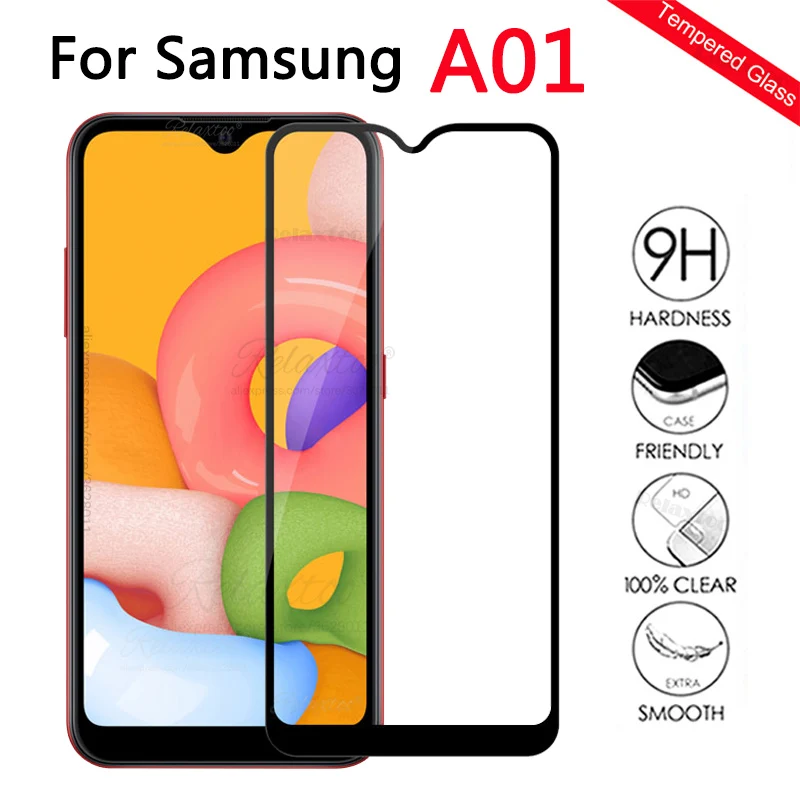 Стекло защитное Relaxtoo для Samsung Galaxy A01 9H|Бамперы| |