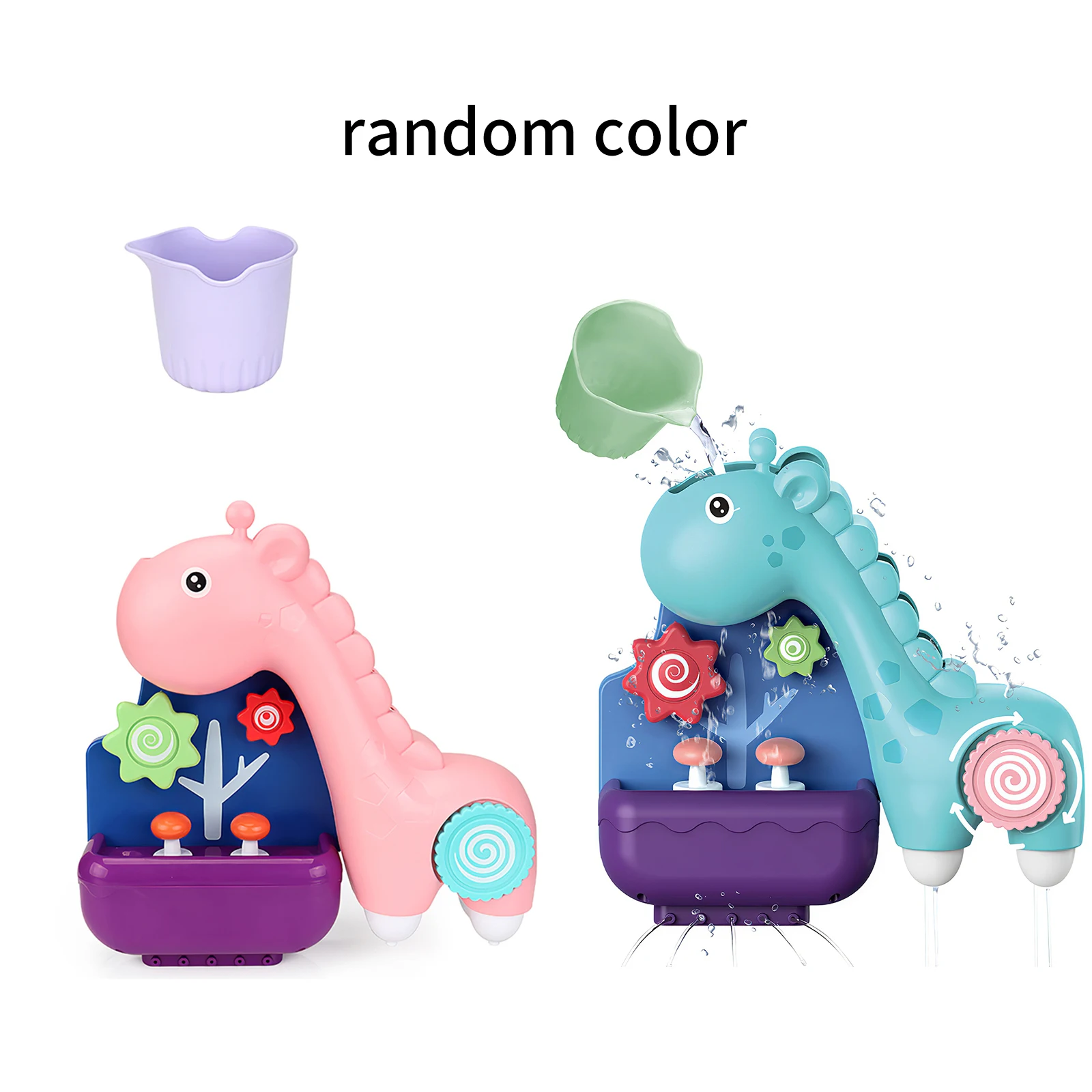 

Kids Water Spray Shower Game Whale Giraffe Bath Baby Toy Baby Bath Toys For Children Swimming Bathroom Bathing Shower Toys Gift