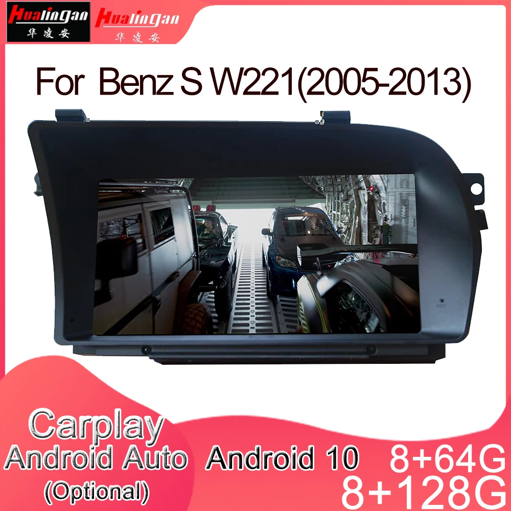 Android 10 Автомобильный мультимедийный DVD стерео радио плеер GPS навигация Carplay авто