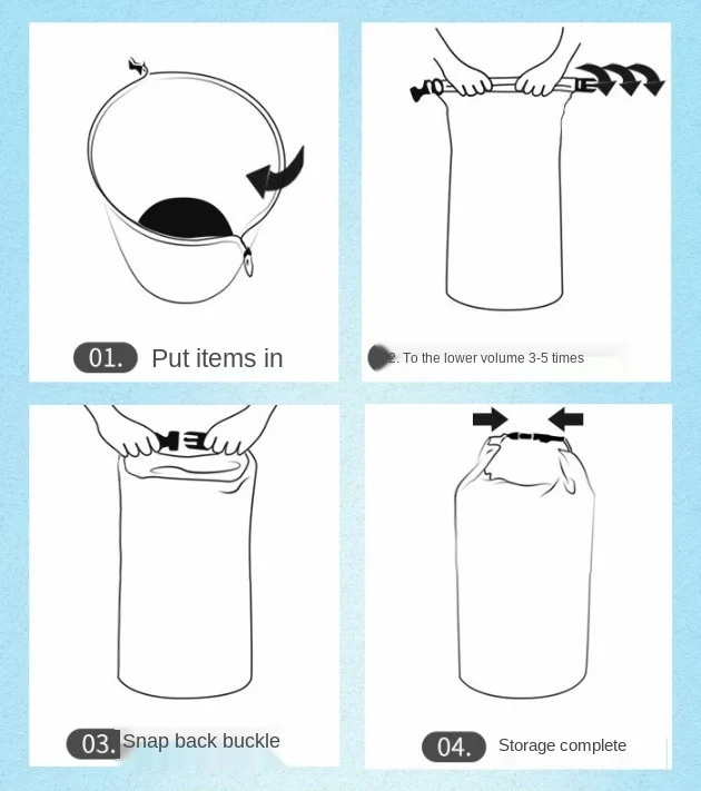 

10L 20L Waterproof Dry Bag Pack Sack Swimming Rafting Kayaking River Trekking Floating Sailing Canoing Boating Water Resistance