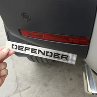 for land rover defender 90 110 2020 22 car styling stainless steel silver car frontrear fog light trim stickers car accessories