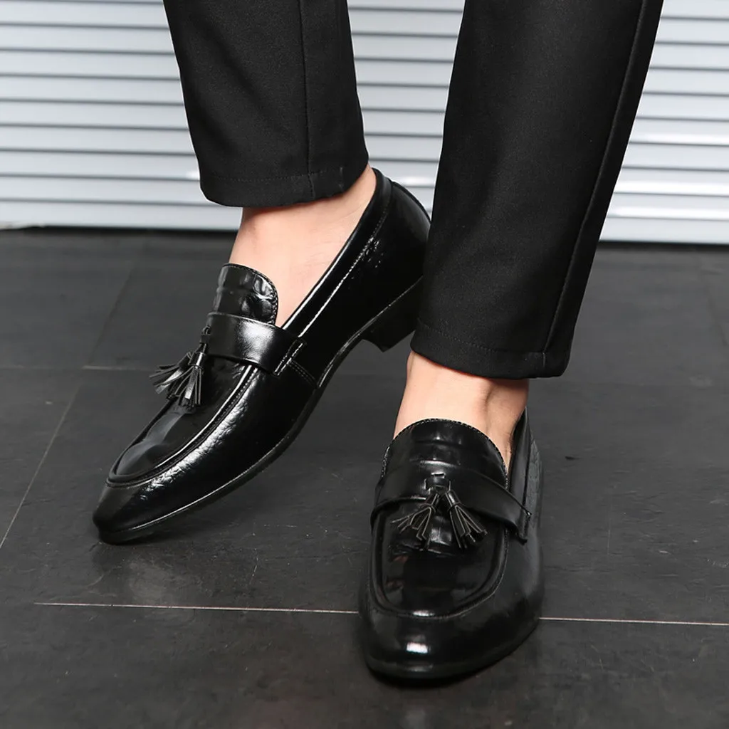 

men loafers quality leather shoes outdoor fashion driving shoes italian tassel loafers moccasins men slip on flats shoes for men