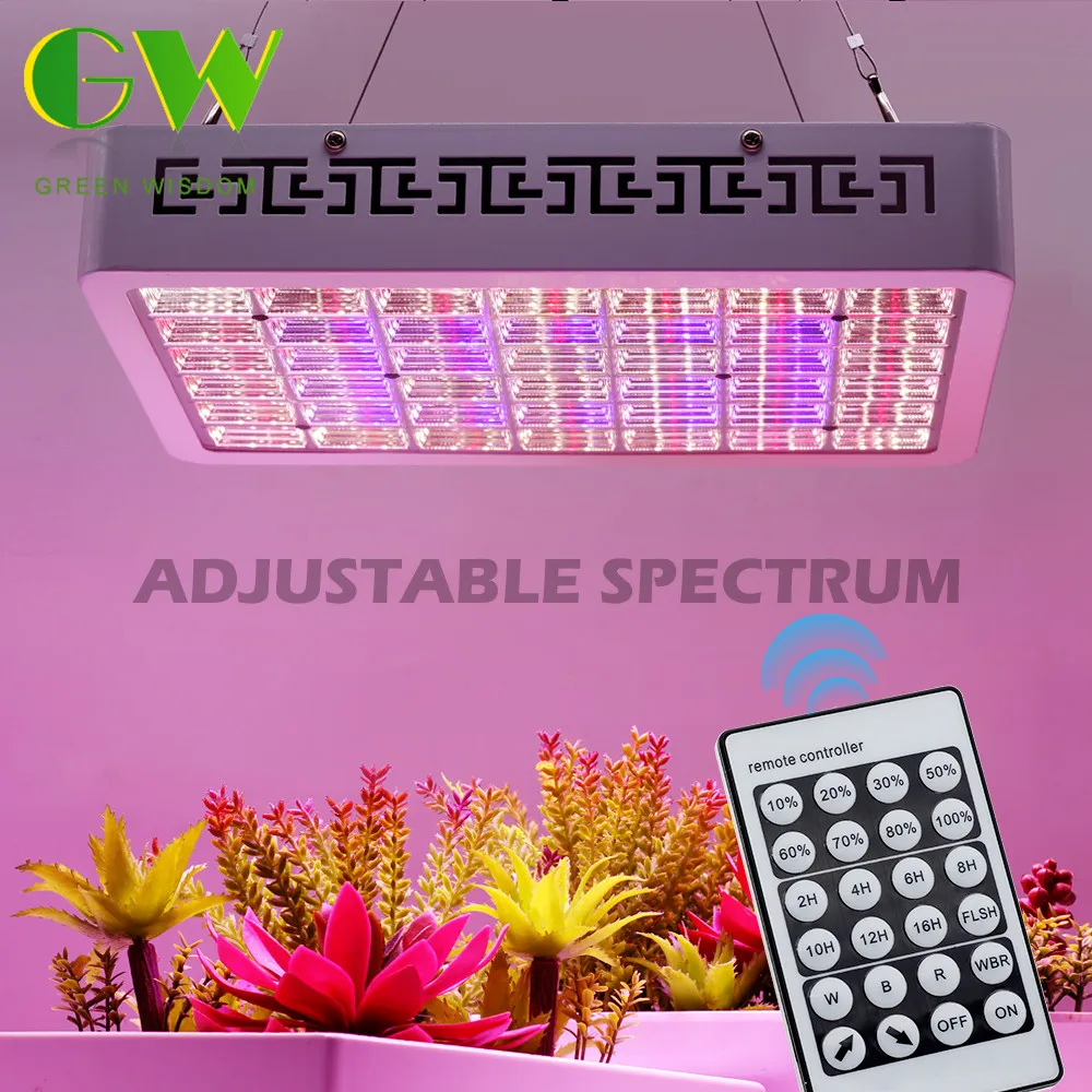 

Intelligent Control Dimmable LED Grow Light 1000W Adjustable Full Spectrum Phytolamp for Plants Veg Grow Tent SMD3030 with Timer