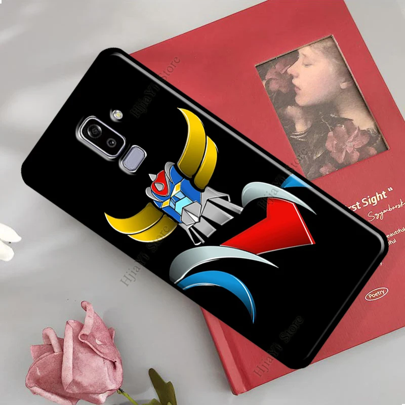НЛО робот золотой чехол для Samsung Galaxy J1 J3 J5 J7 2016 A3 A5 2017 A7 A8 A9 J8 2018 J4 J6 Plus задняя крышка |