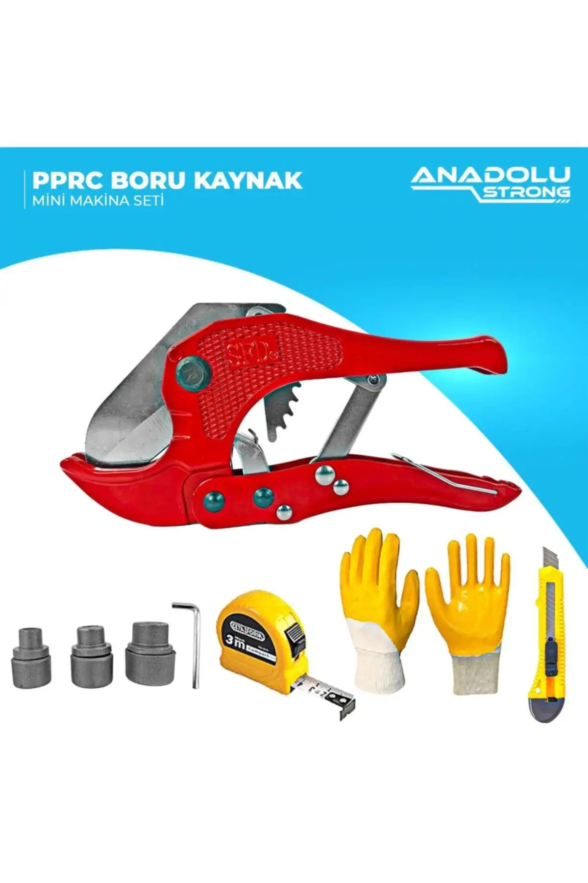

Ans1026 Pprc Pipe Welding Mini Machine Set (3metre, gloves And Curved Knife Gift))