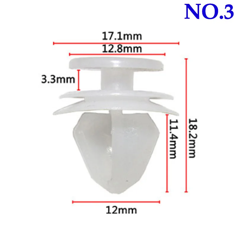 20pcs Plastic Rivets Car Door Panel Fastener Clips for Citroen C4 Peugeot 307 308 Renault Kangoo Clio Berlingo Megane Scudo PSA |