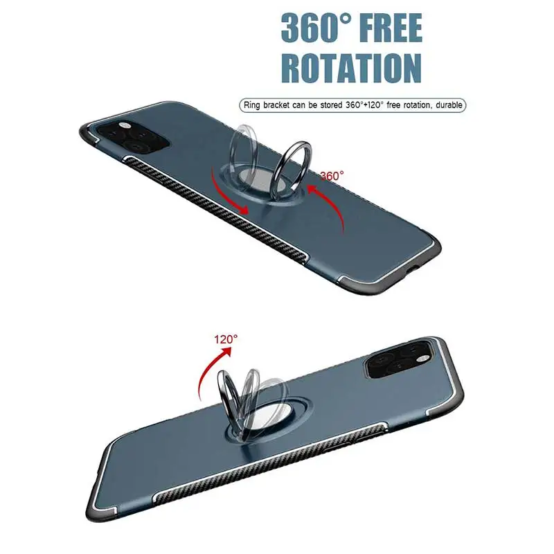 Роскошный силиконовый автомобильный держатель Магнитный чехол для IPhone 11 Pro Max X XS