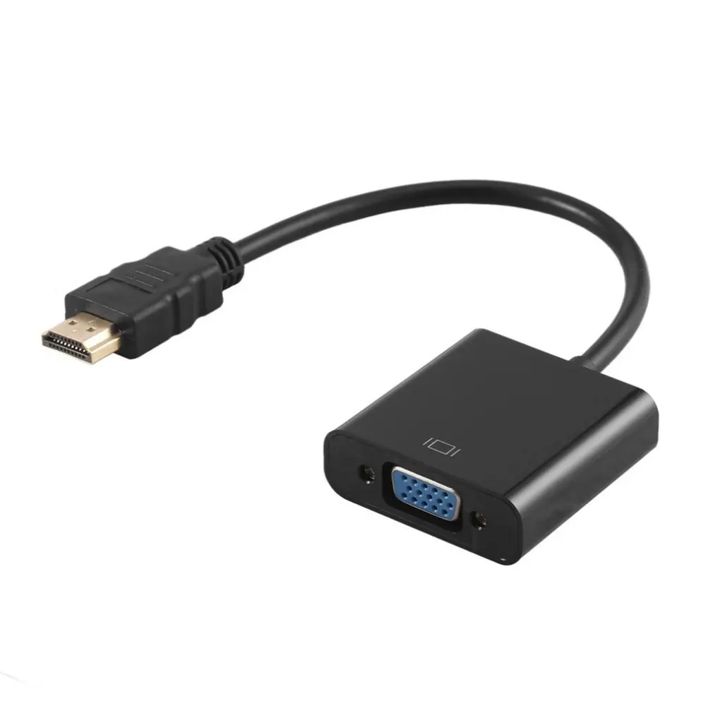 1080P HDMI к VGA адаптер цифро-аналоговый преобразователь кабель для Xbox PS4 портативных ПК ТВ коробка к проектору дисплей HD ТВ