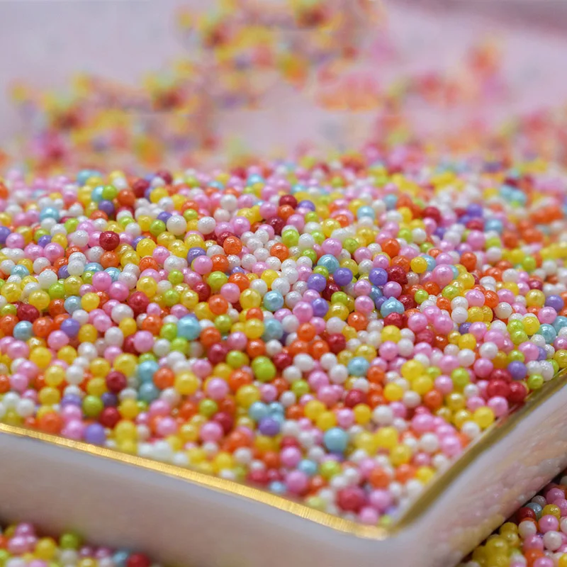 500 г Радужный сахарный жемчуг разбрызгивает съедобные тонкие трюки инструменты