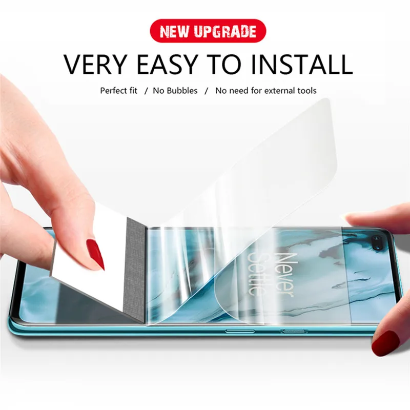 Для Oneplus 8 T Nord N10 5G Гидрогелевая пленка + защита для объектива камеры Защитные