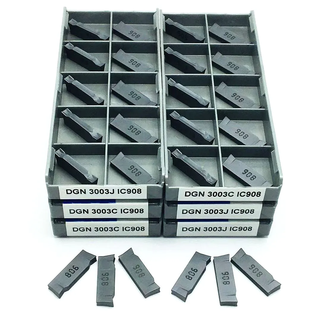 Пазовая вставка DGN3003C DGN3003J IC908 ЧПУ Iscar карбидная пластина DGN 3003J инструмент 3003 |