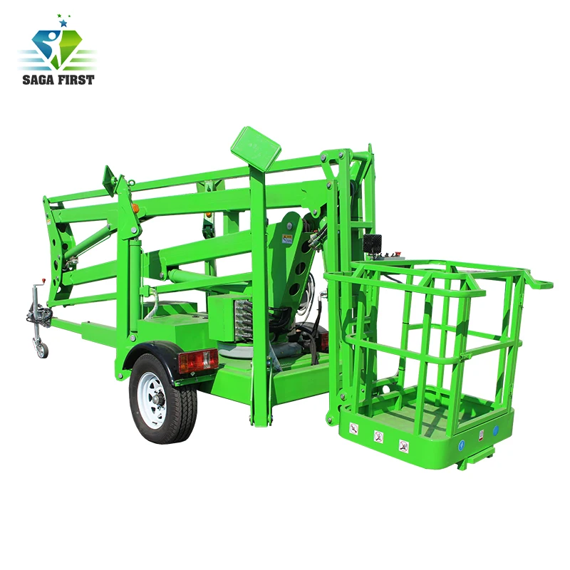 Platform Adjustable Height Knuckle Boom Lift | Car Jacks &amp Lifting Equipment