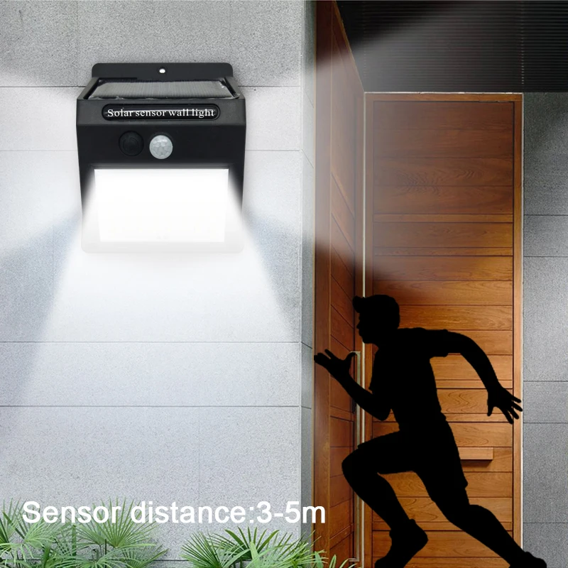 2pcs 100LED solar light sensor auto motion wall waterproof outdoor garden street public road Night bulb flashlight | Лампы и освещение