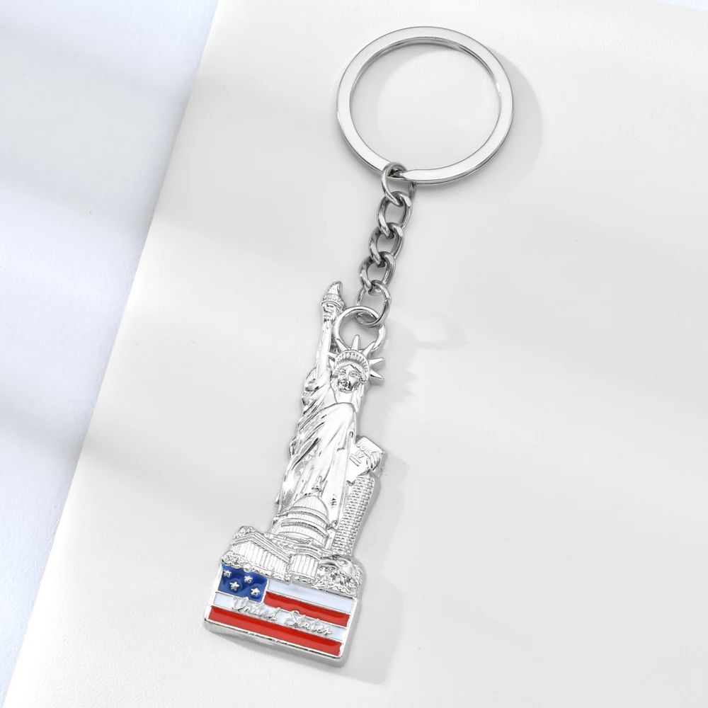 Vicney Новое прибытие Нью-Йорк 3D брелок из цинкового сплава Статуя Свободы в подарок