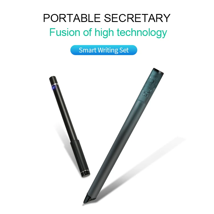 

High-tech smart Pen Sync Lcd writing pad leather notebooks organizer A5 planners and notebooks with smart cloud pen