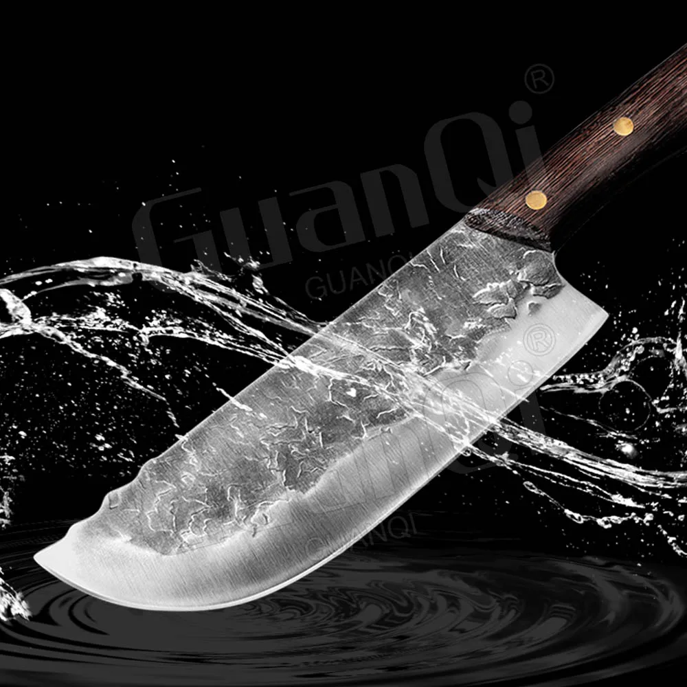 Кованый кухонный нож ручной работы 8 дюймов резец мясника из высокоуглеродистой