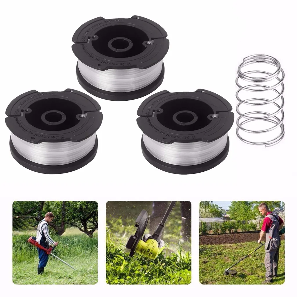 1 шт. триммерная линия для черный Decker триммер Запчасти авто AF 100 3ZP катушка 30ft/0 065