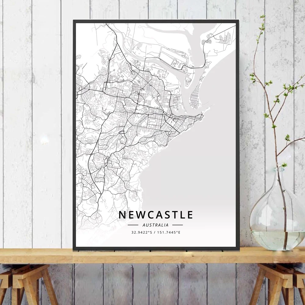 Мельбурн милдура Ньюкасл Нора порт Перт макури карта австралийского города