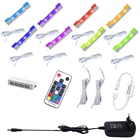 Зажим для подсветки со стеклянной кромкой, с пультом дистанционного управления и адаптером