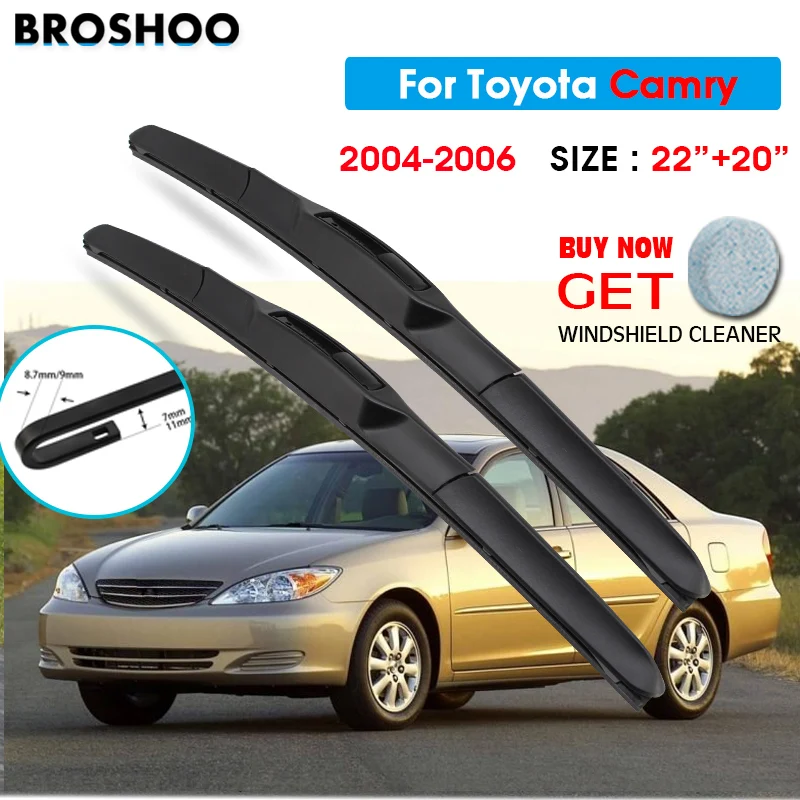 Щетка стеклоочистителя для Toyota Camry 22 дюйма + 20 дюймов 2004-2006 автомобильное лобовое