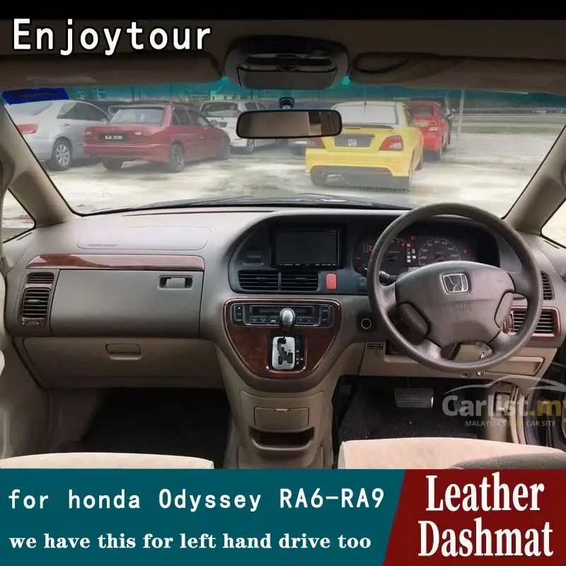 Для Hond Odyssey 1999 2000 2001 2002 2003 Кожа приборной коврик на приборную панель тире коврик ковер автомобиля Средства для укладки волос RHD