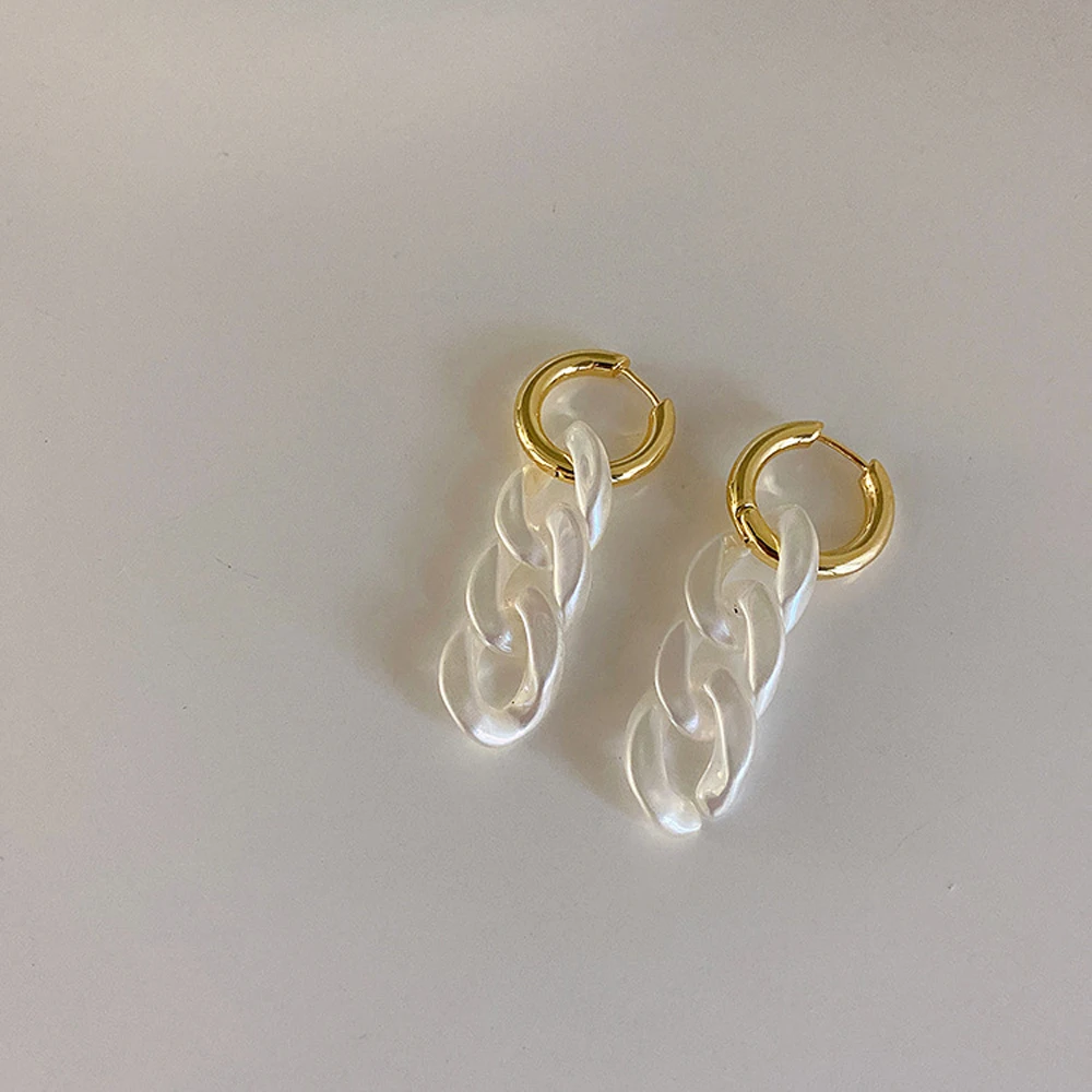 

Vintage French Contracted Long Chain Women Earrings Joker Temperament Earrings Fashion And Personality