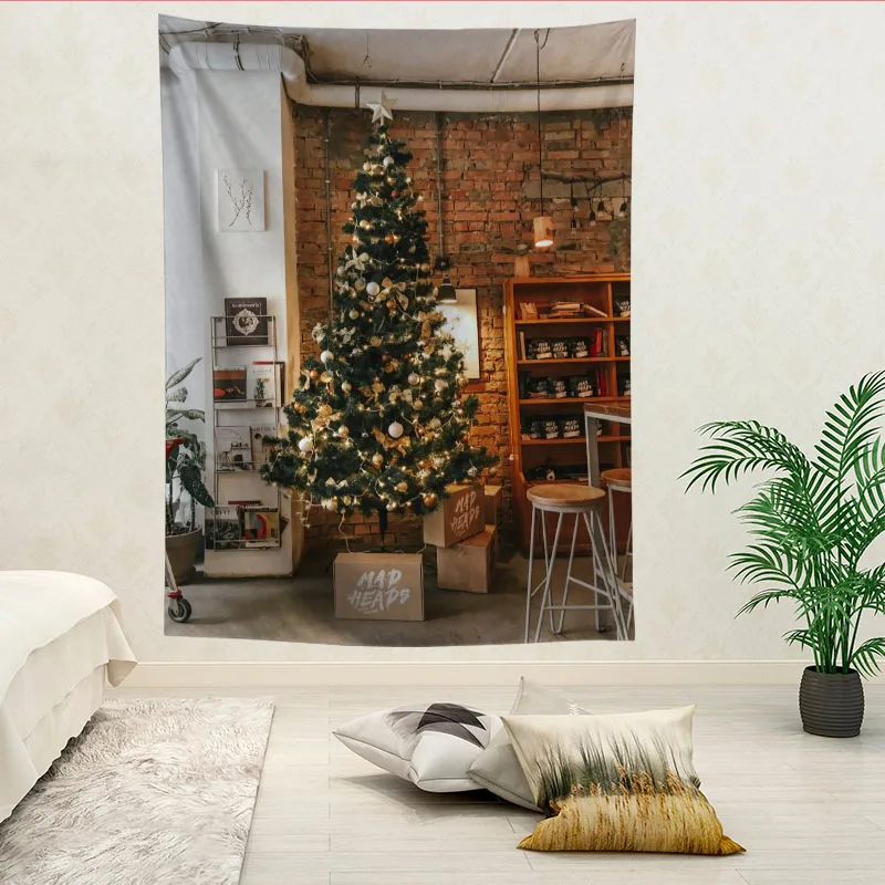 

Hot Sale Custom Christmas Large Wall Tapestry Wall Hanging Bohemian Wall Tapestries Mandala Wall Art Decor