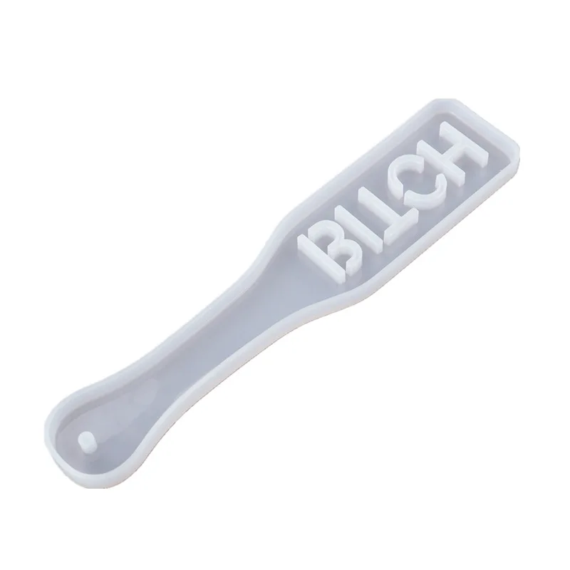 DIY Epoxy Resin Paddles Pat Mirror Silicone Mold English Letter Red Wine Beer Rack Food Tray Molds For Making | Украшения и