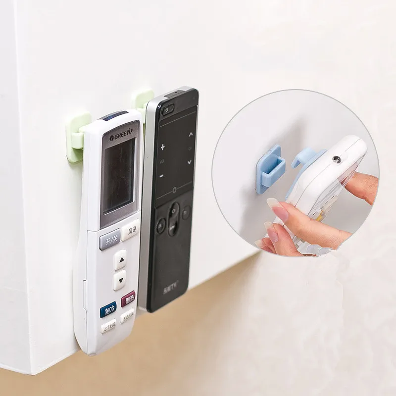 4 шт. Пластиковые Крючки набор липких крючков ТВ кондиционер пульт